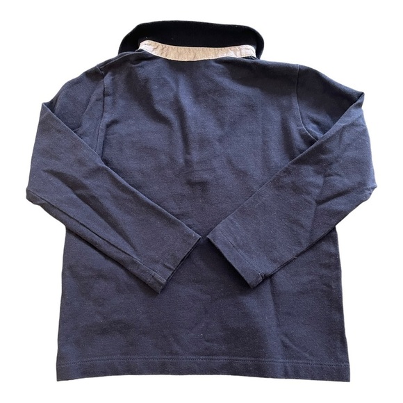 Gucci Kids Blue Long Sleeve Polo Shirt - Picture 2 of 4